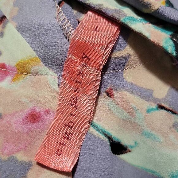 Eight-Sixty Lavender Floral Mini Dress Size Large - Picture 11 of 12